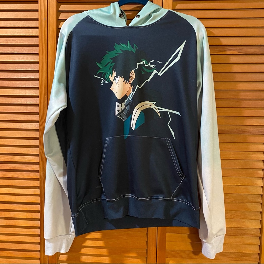 My Hero Academy Izuku Midoriya Hoodie Size M Atrendsz Anime Manga